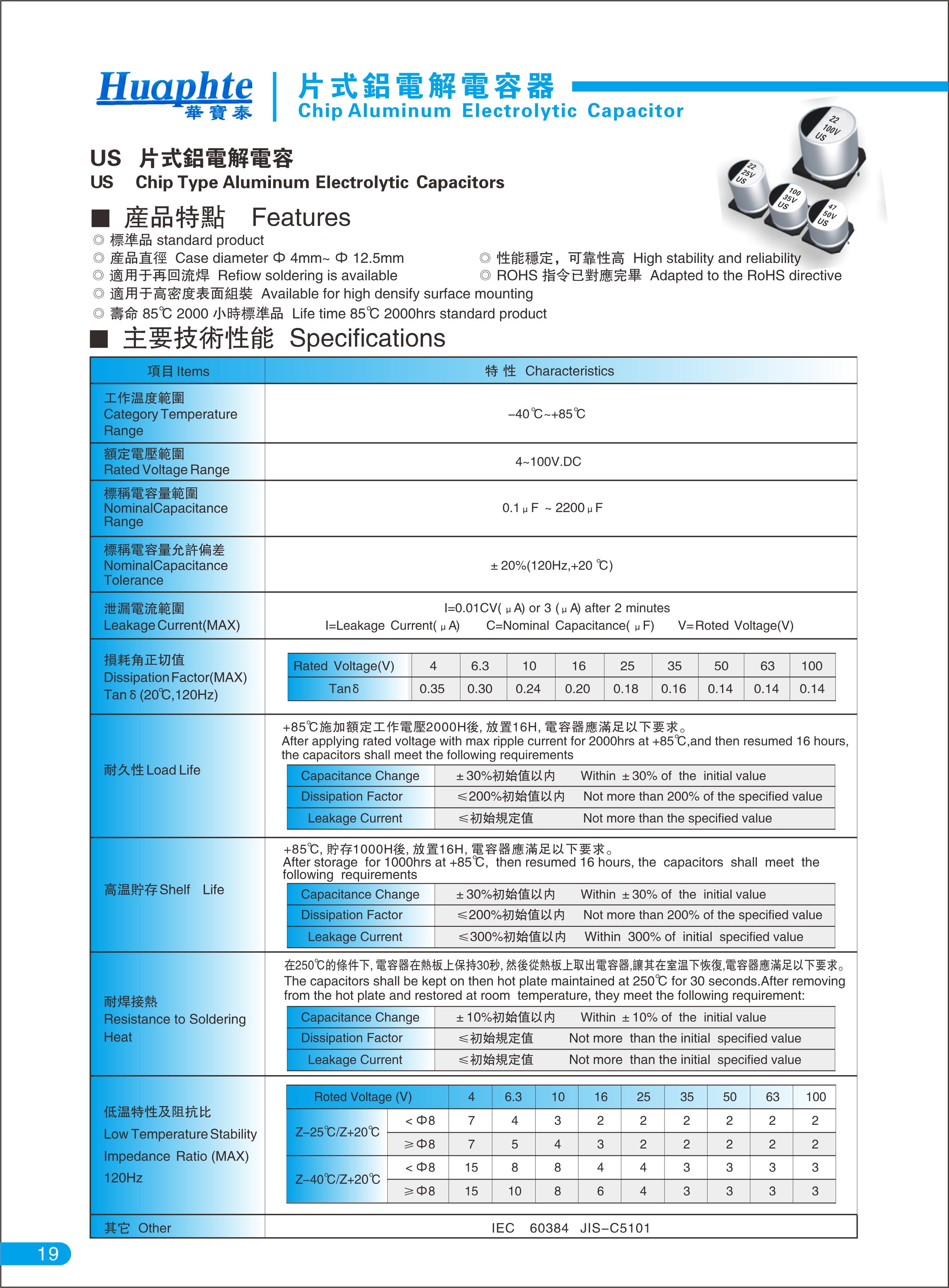 US系列 标准品 2000H